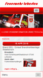 Mobile Screenshot of feuerwehr-lehesten.de